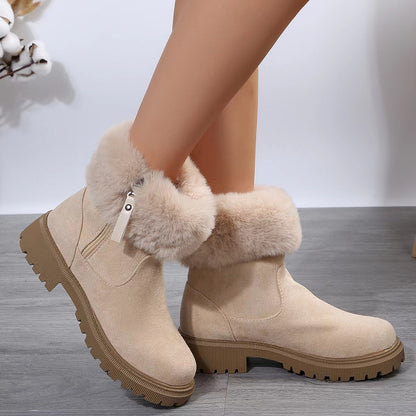 Side-Zipper Snow Boot