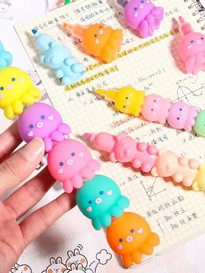 5 Colors Octopus Highlighter