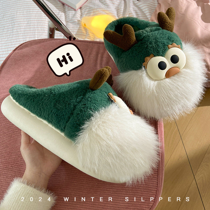 Deer Home Slippers