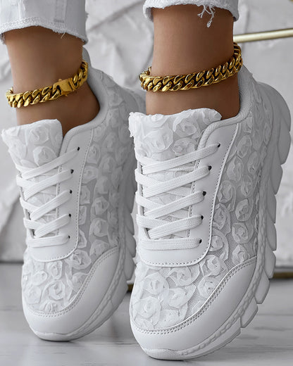 Rose Mesh Sneaker