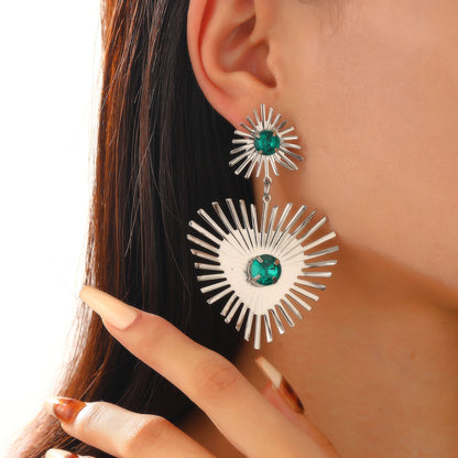 Bohemian Sunflower Earrings