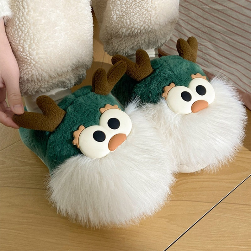 Deer Home Slippers