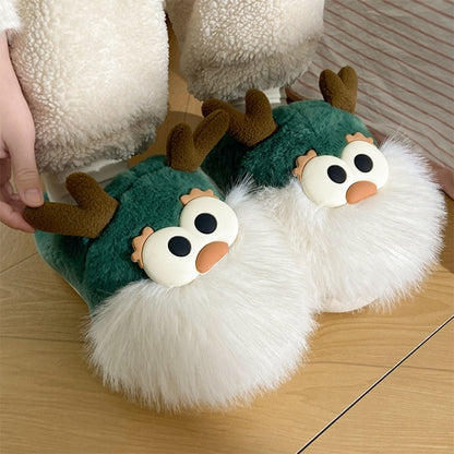 Deer Home Slippers