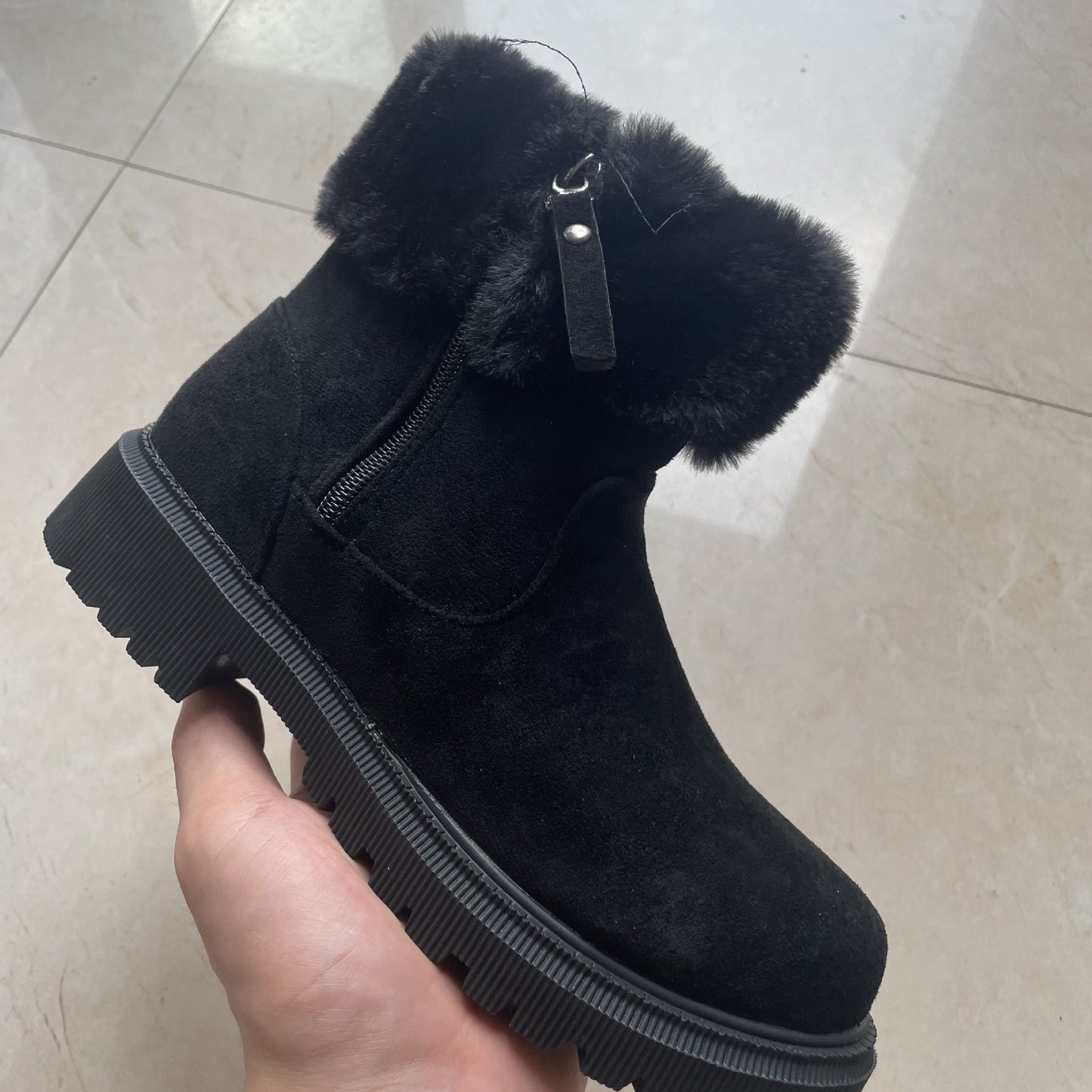 Side-Zipper Snow Boot