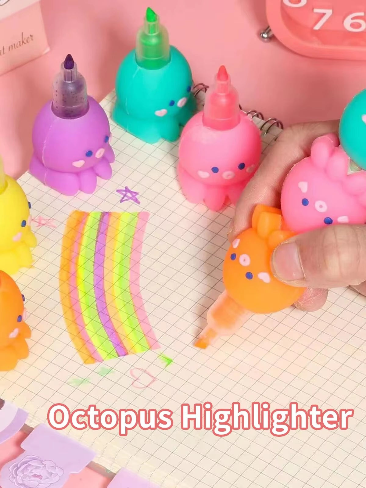 5 Colors Octopus Highlighter