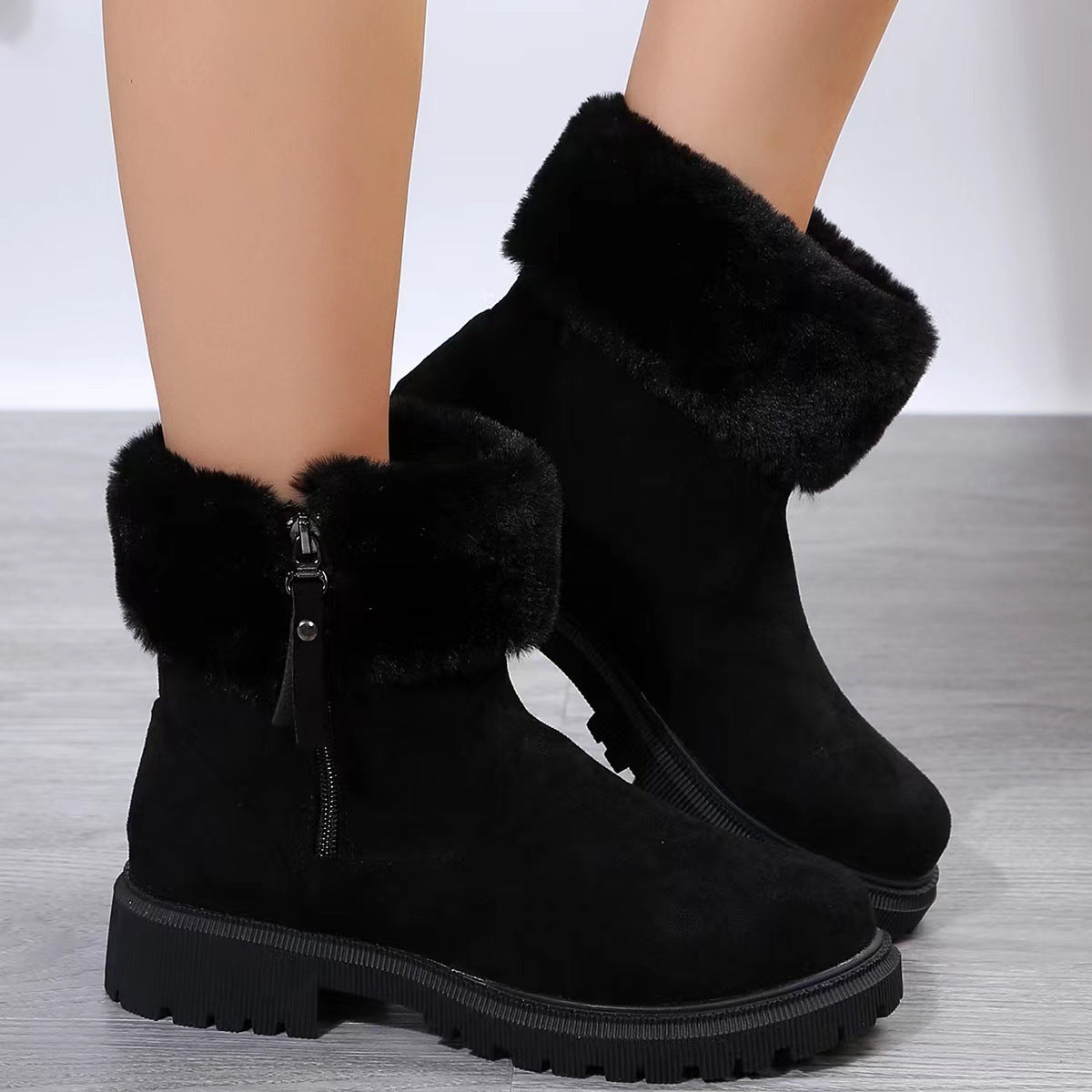 Side-Zipper Snow Boot