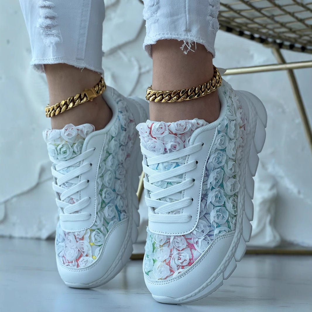 Rose Mesh Sneaker