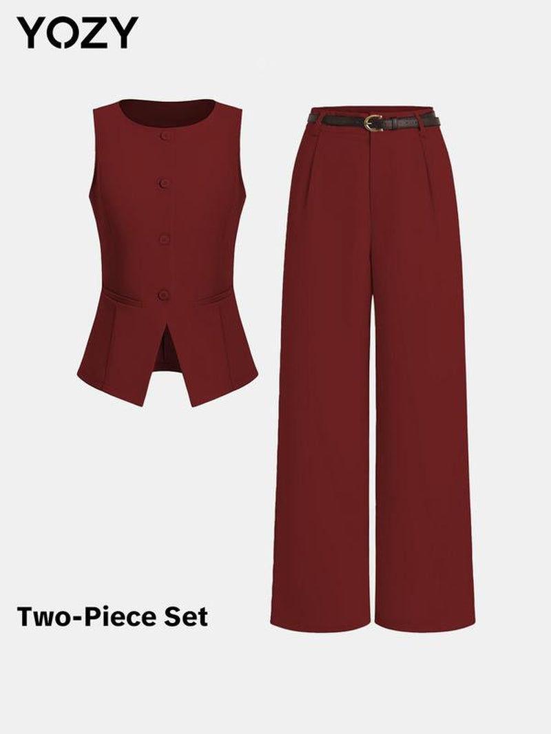 Elegant Vest & Trousers Set