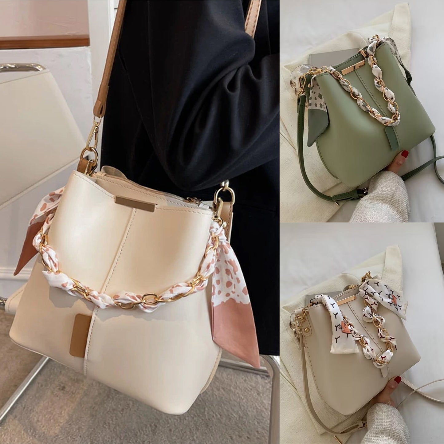 Underarm Bucket Bag