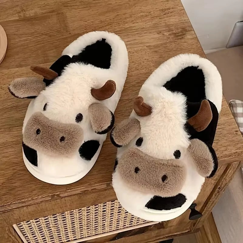 Cute Cow House Slippers