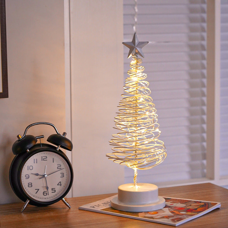 Weihnachtsbaum Spiral Leuchttisch