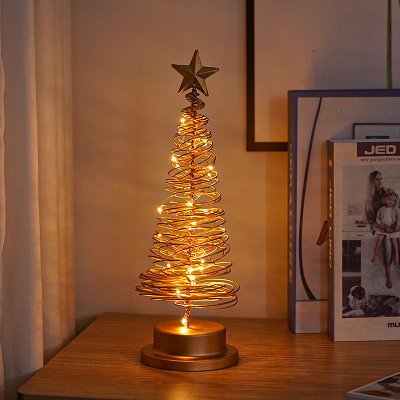 Weihnachtsbaum Spiral Leuchttisch