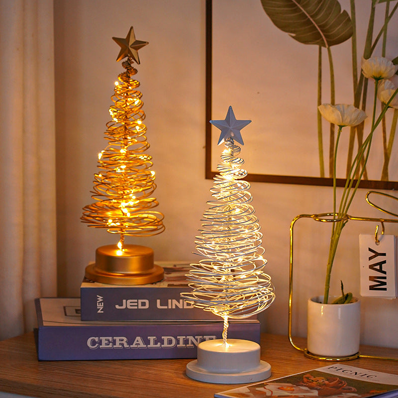 Weihnachtsbaum Spiral Leuchttisch