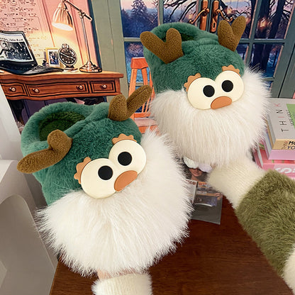 Deer Home Slippers