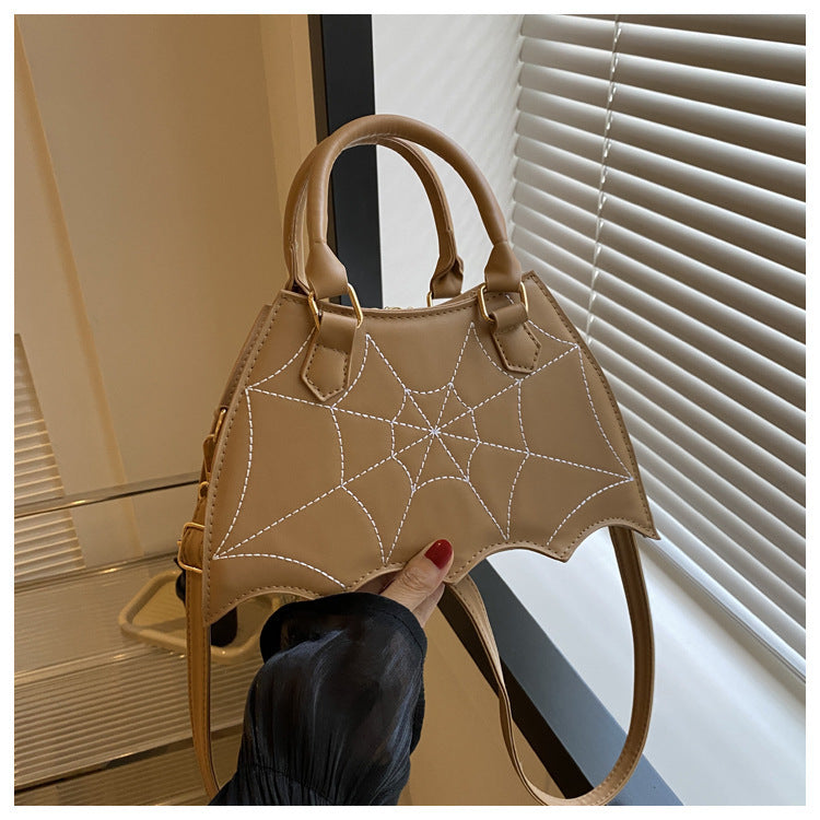 Halloween Satteltasche mit Spinnennetz