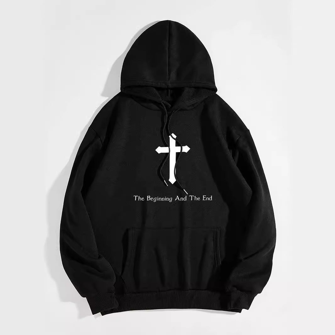 Kapuzenpullover mit Jesus-Aufdruck