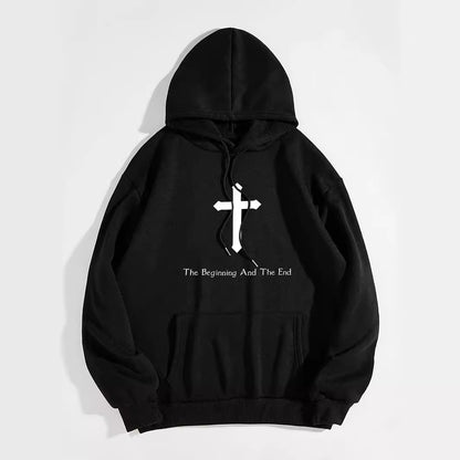 Kapuzenpullover mit Jesus-Aufdruck