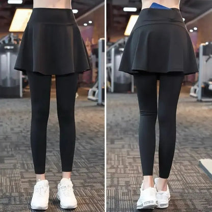 Two-Layer Skirt and Leggings 