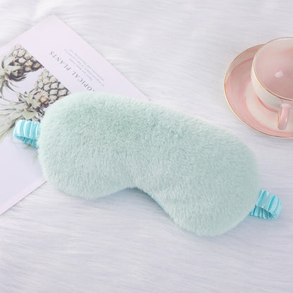 Rabbit Fur Eye Mask