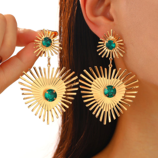 Bohemian Sunflower Earrings