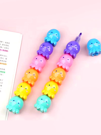 5 Colors Octopus Highlighter