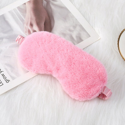 Rabbit Fur Eye Mask