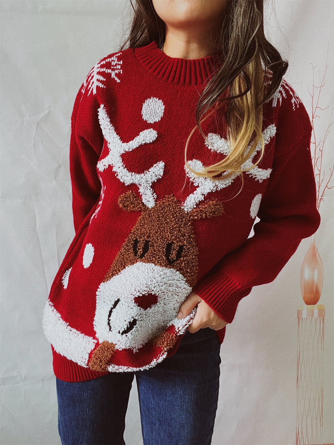 Elk Round Neck Sweater