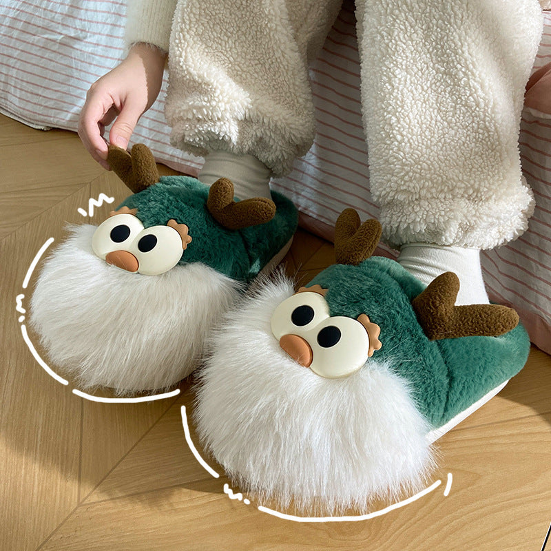 Deer Home Slippers