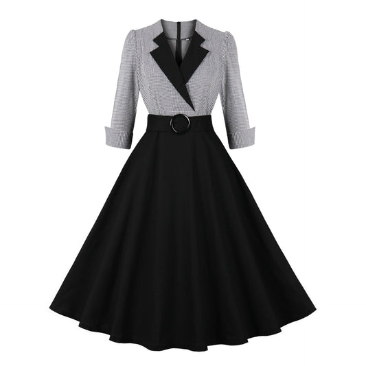 Retro Großes Swing Kleid