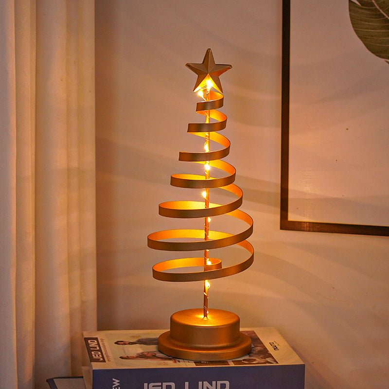 Weihnachtsbaum Spiral Leuchttisch