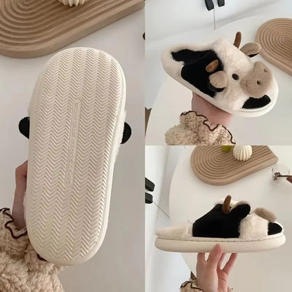 Cute Cow House Slippers