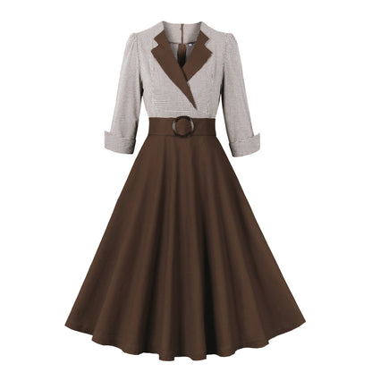 Retro Großes Swing Kleid