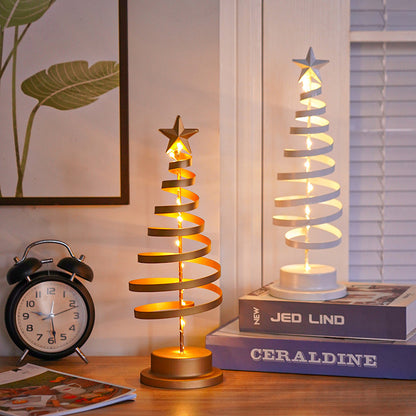 Weihnachtsbaum Spiral Leuchttisch