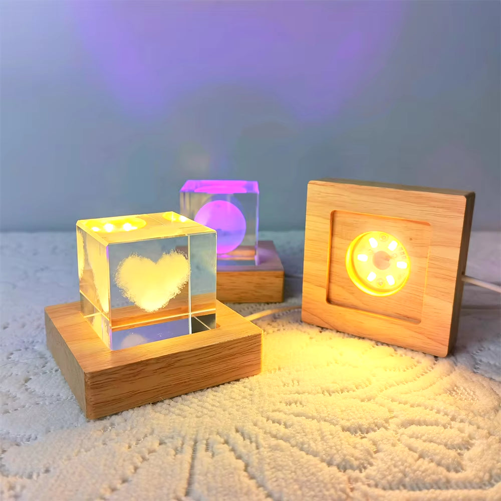 Wood Light Base