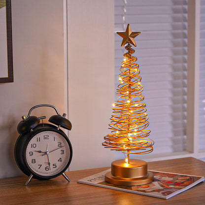 Weihnachtsbaum Spiral Leuchttisch